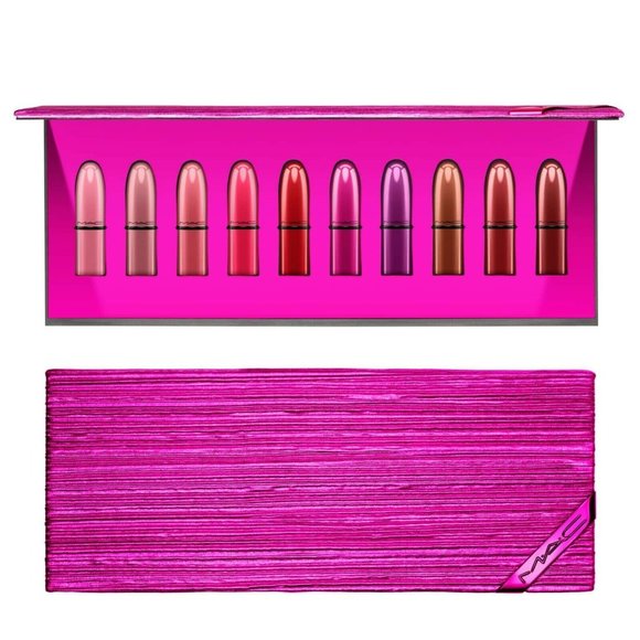 Mac Cosmetics Shiny Pretty Things 10pc Lipstick Kit - Picture 2 of 3